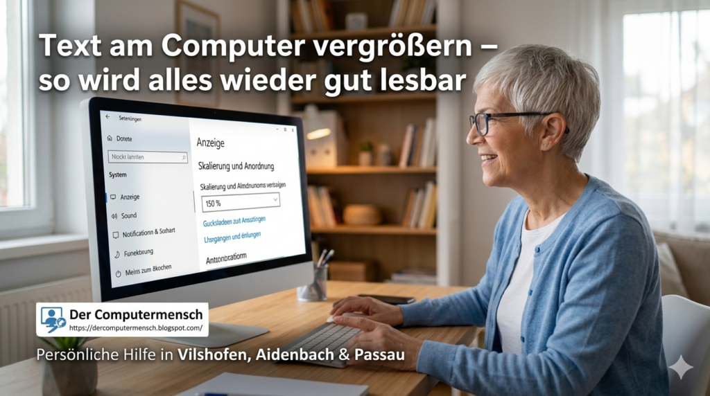 Text am Computer vergrößern – so wird alles wieder gut lesbar 2 Text am Computer vergrößern – so wird alles wieder gut lesbar