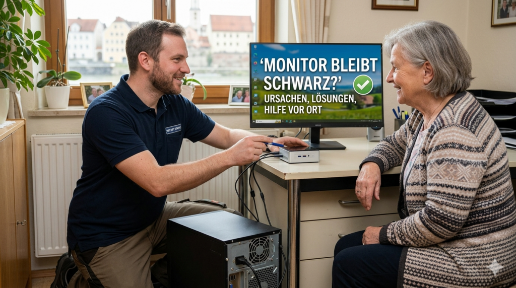 Monitor bleibt schwarz? Hilfe in Vilshofen 3 monitor remains black